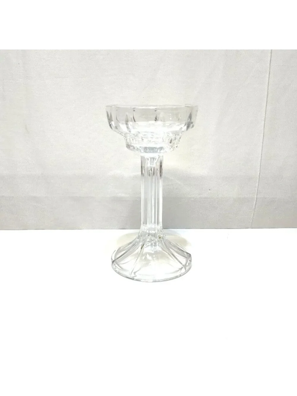 Shannon Godinger Crystal Design of Ireland Pillar Candle Holder Pedestal VTG 90s
